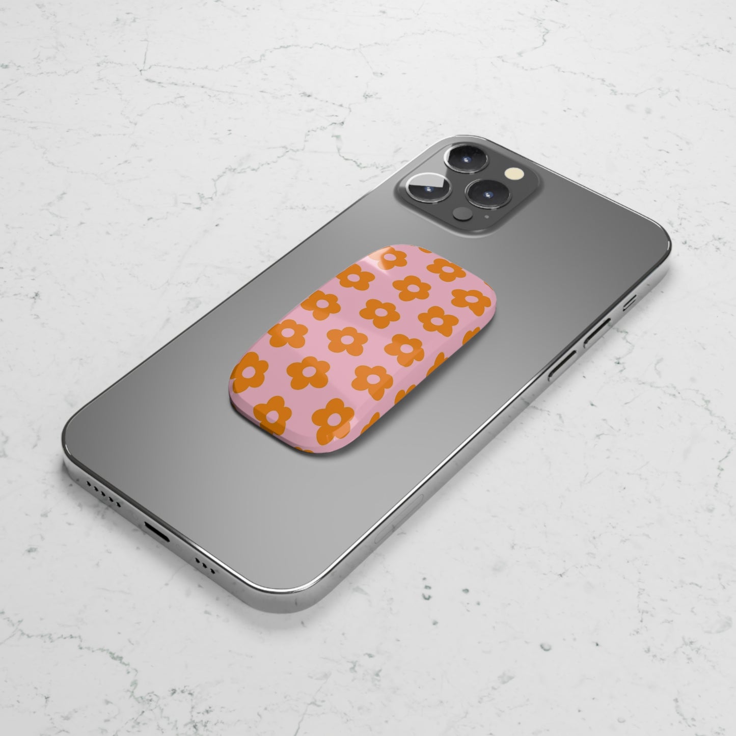 Orange Flower Phone Grip/Stand