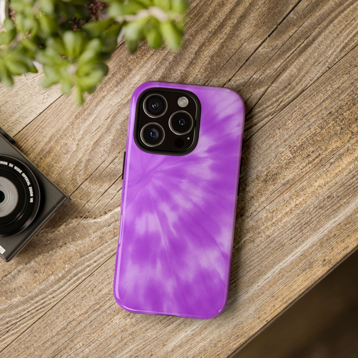 Purple Tie-Dye Phone Case