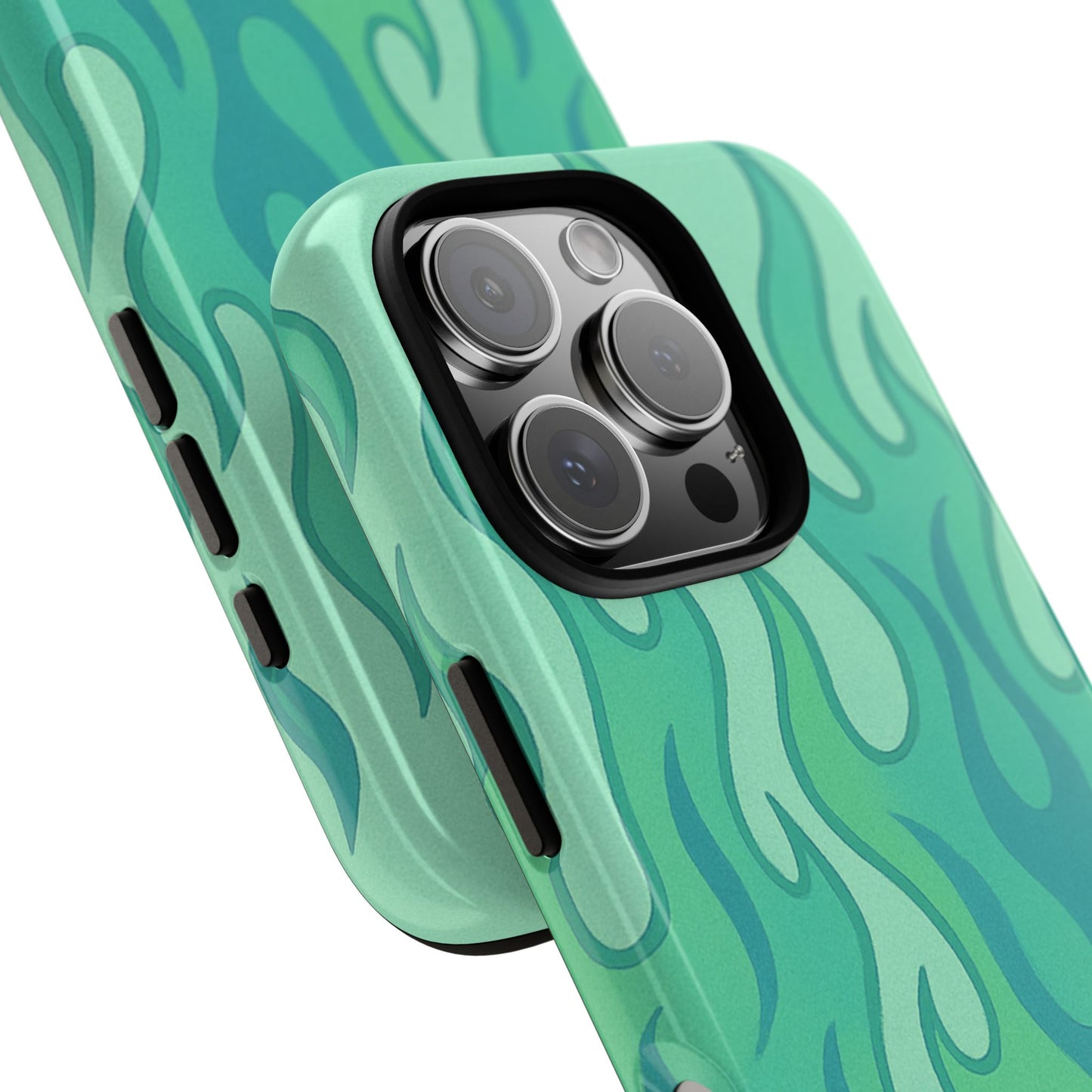 Green Flame Phone Case