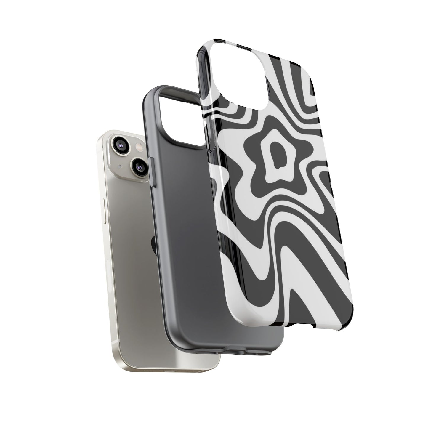 Black Swirl Phone Case