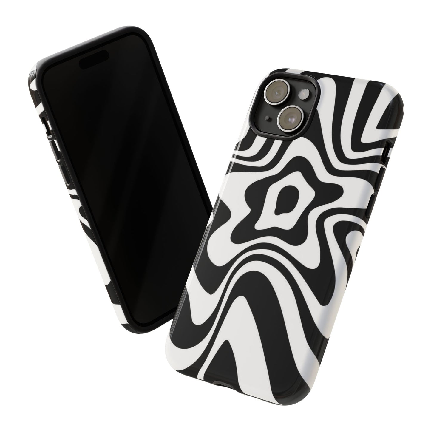 Black Swirl Phone Case