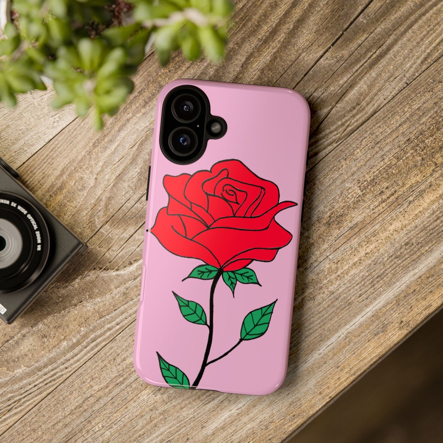Pink Rose Phone Case