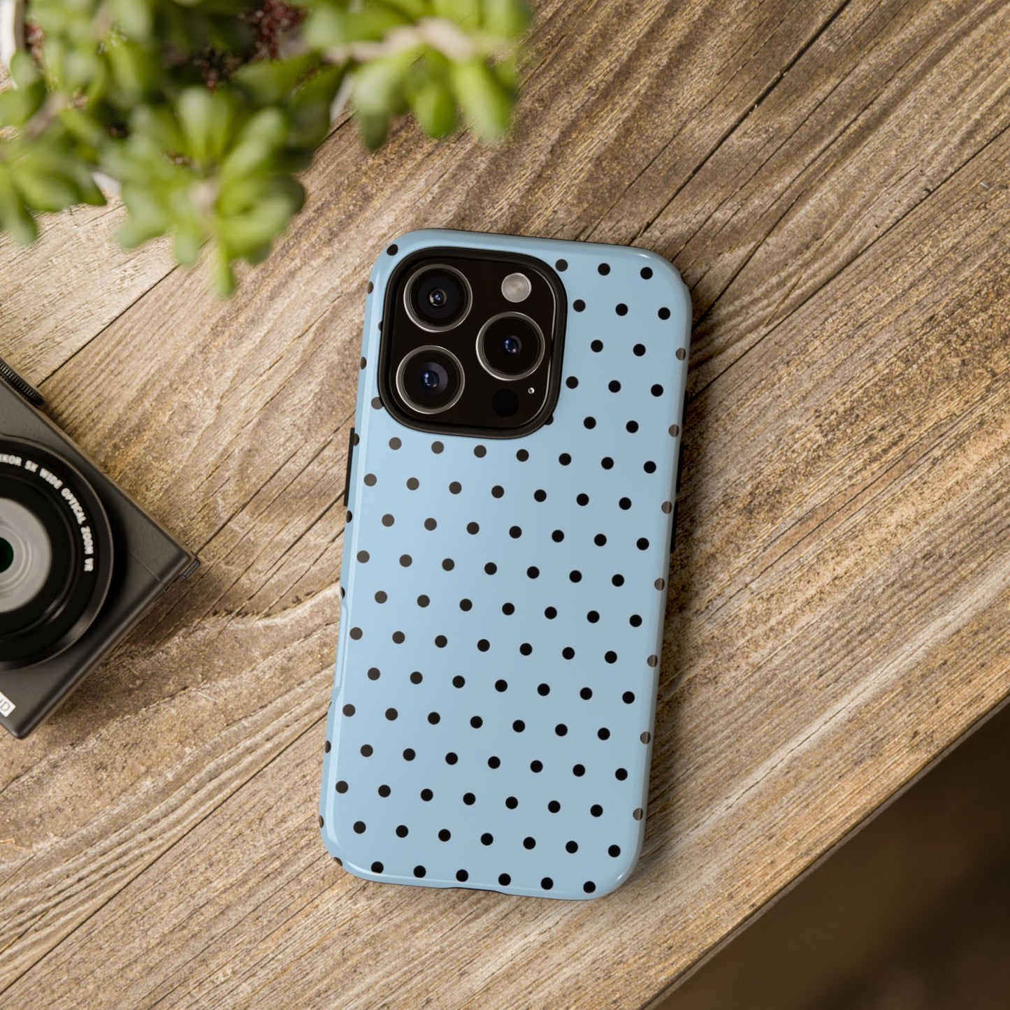 Blue Polka Dot Phone Case