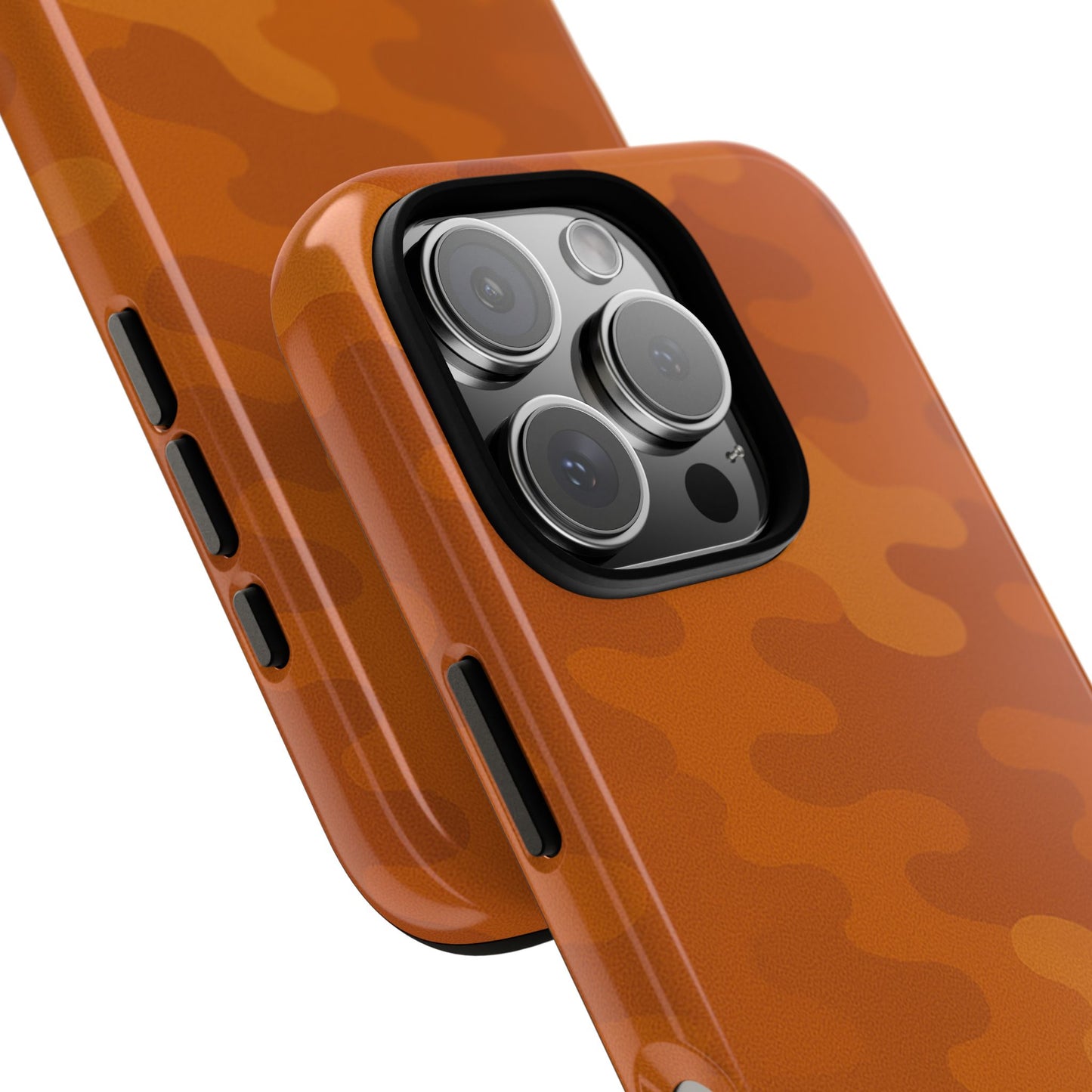 Orange Camo Phone Case