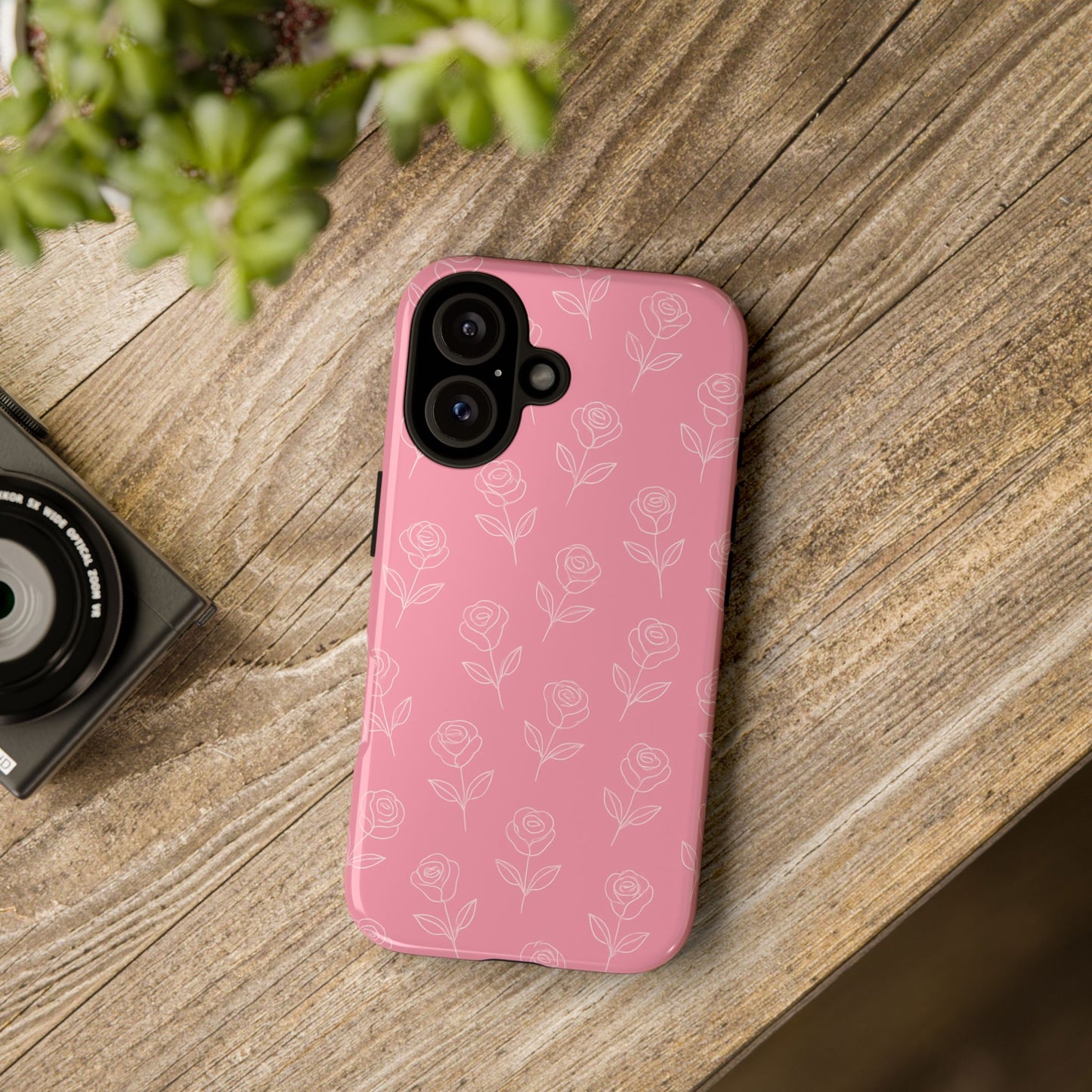 Pink Dainty Floral Phone Case