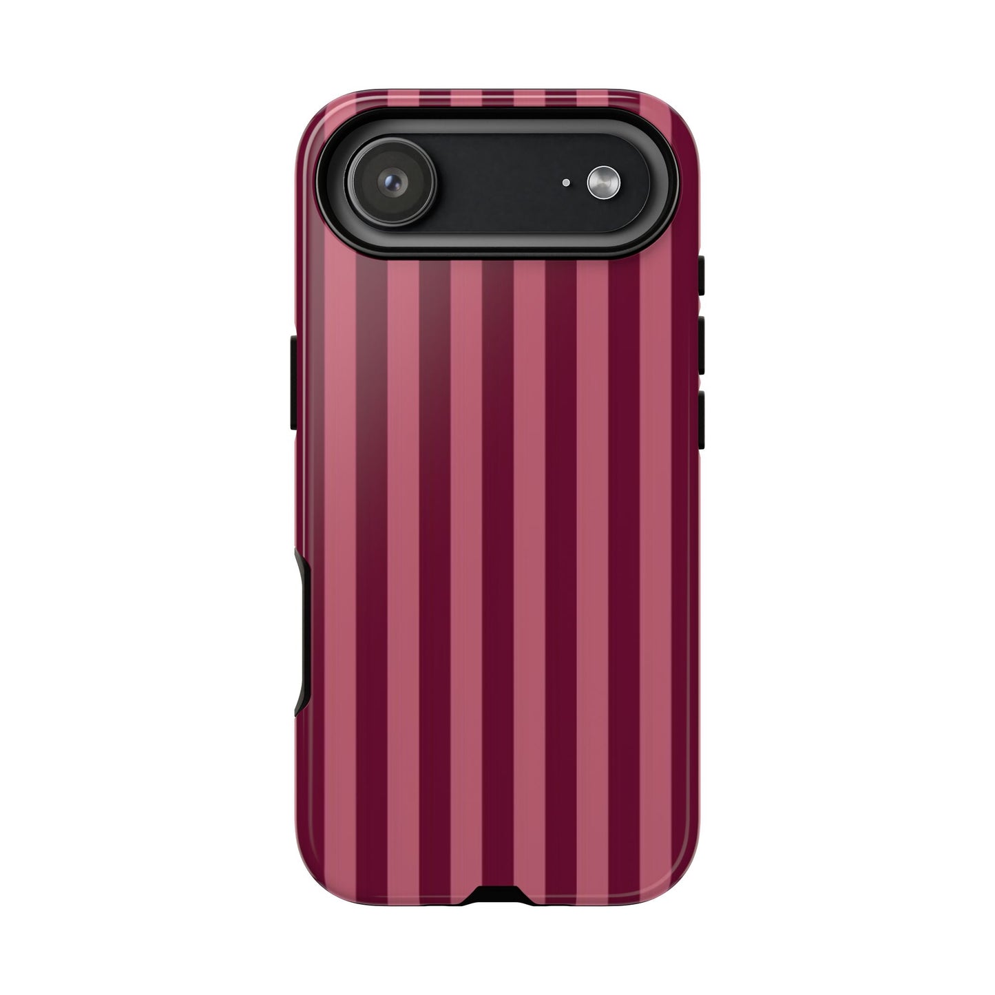 Burgundy Stripe Phone Case