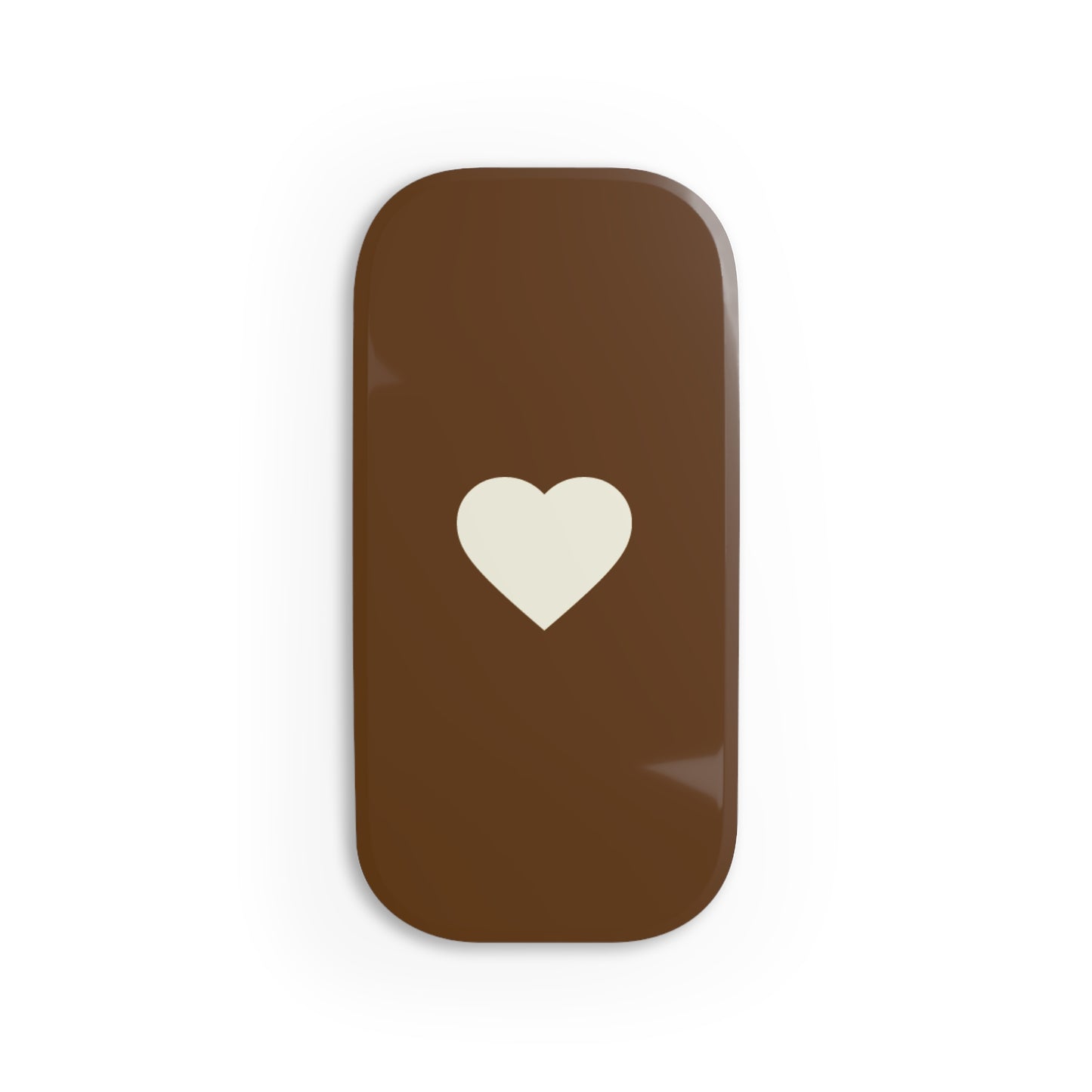 Brown Heart Phone Grip/Stand