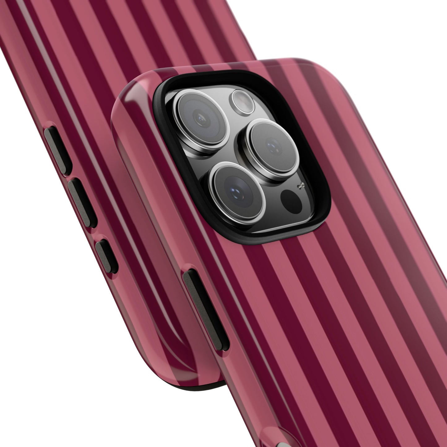 Burgundy Stripe Phone Case