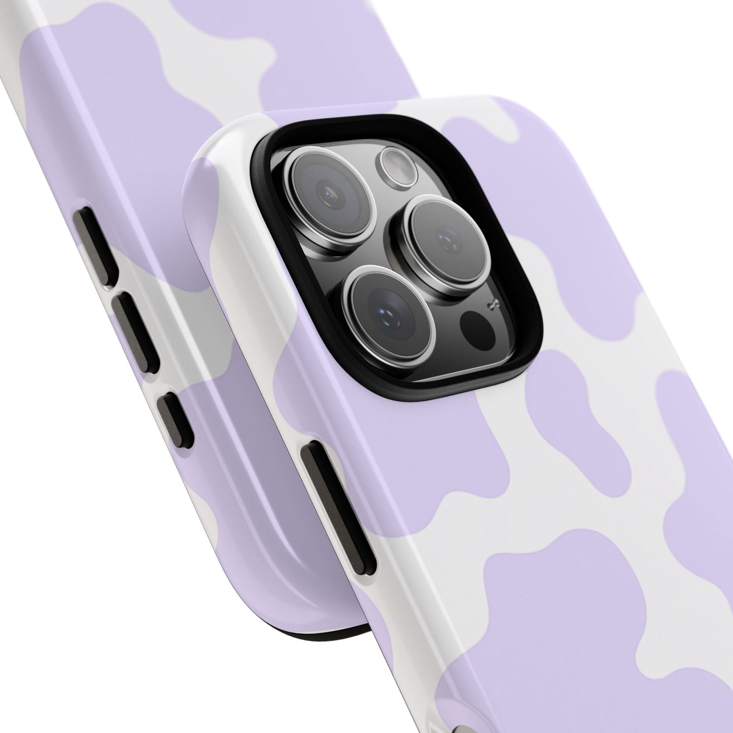 Purple Cow Print Phone Case
