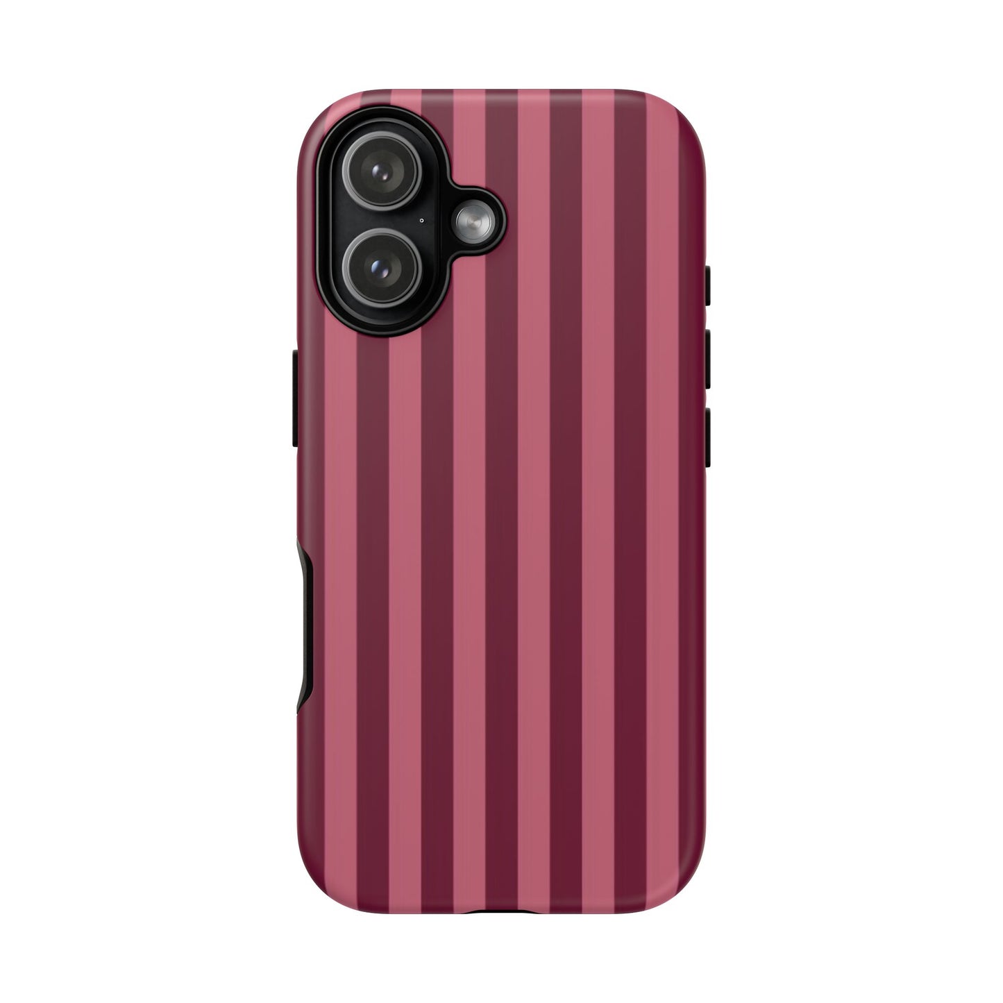 Burgundy Stripe Phone Case