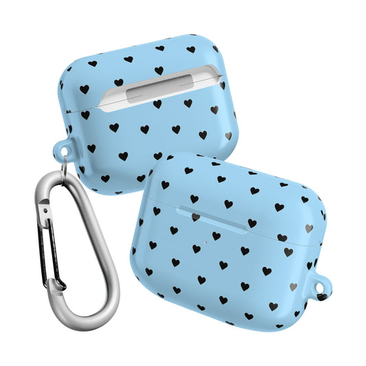 Blue Mini Heart AirPod Case