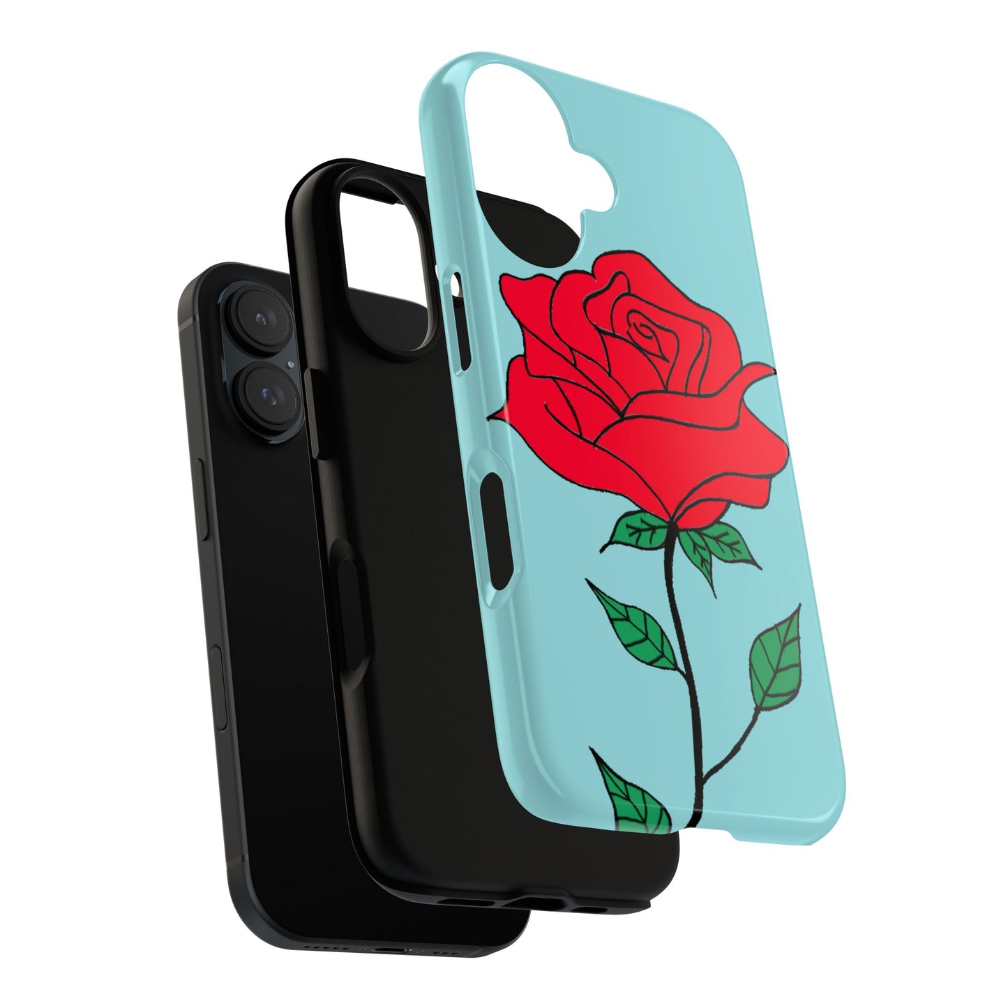 Blue Rose Phone Case