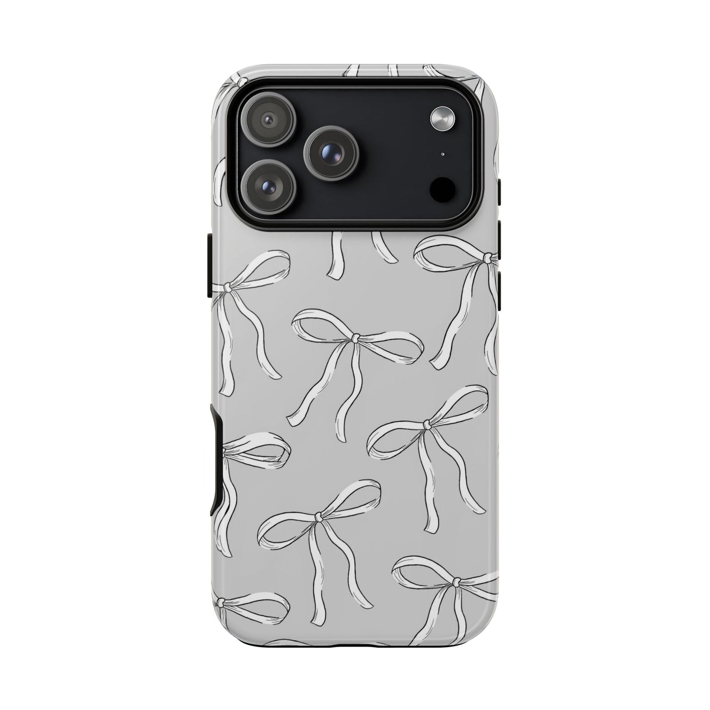 Gray Ribbon Phone Case