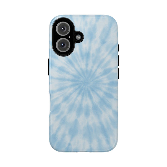 Light Blue Tie-Dye Phone Case