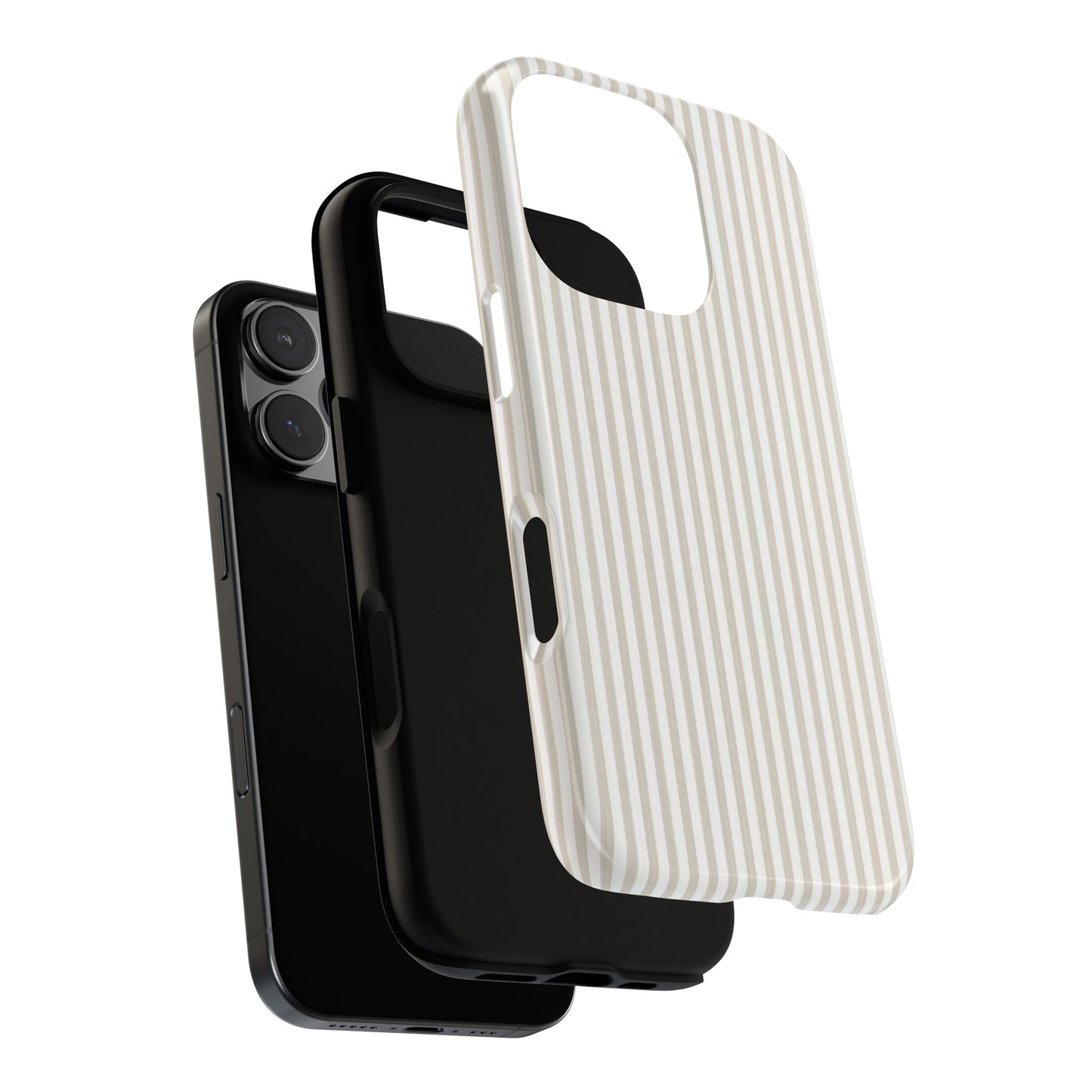 Beige Stripe Phone Case