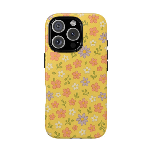 Yellow Floral Phone Case