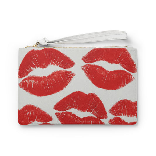 Red Lipstick Clutch Bag