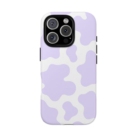 Purple Cow Print Phone Case