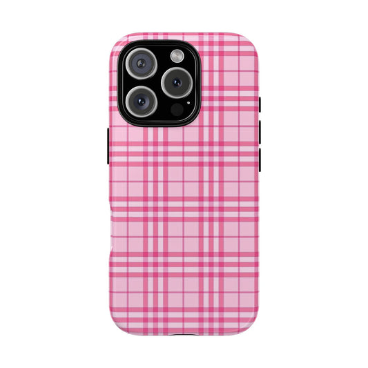 Pink Plaid Phone Case