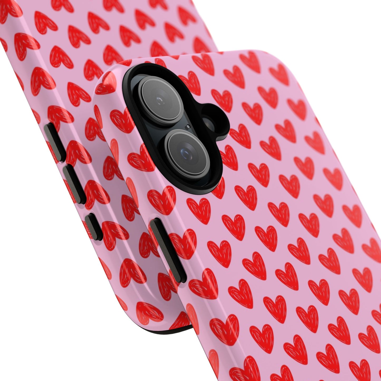 Pink & Red Heart Case