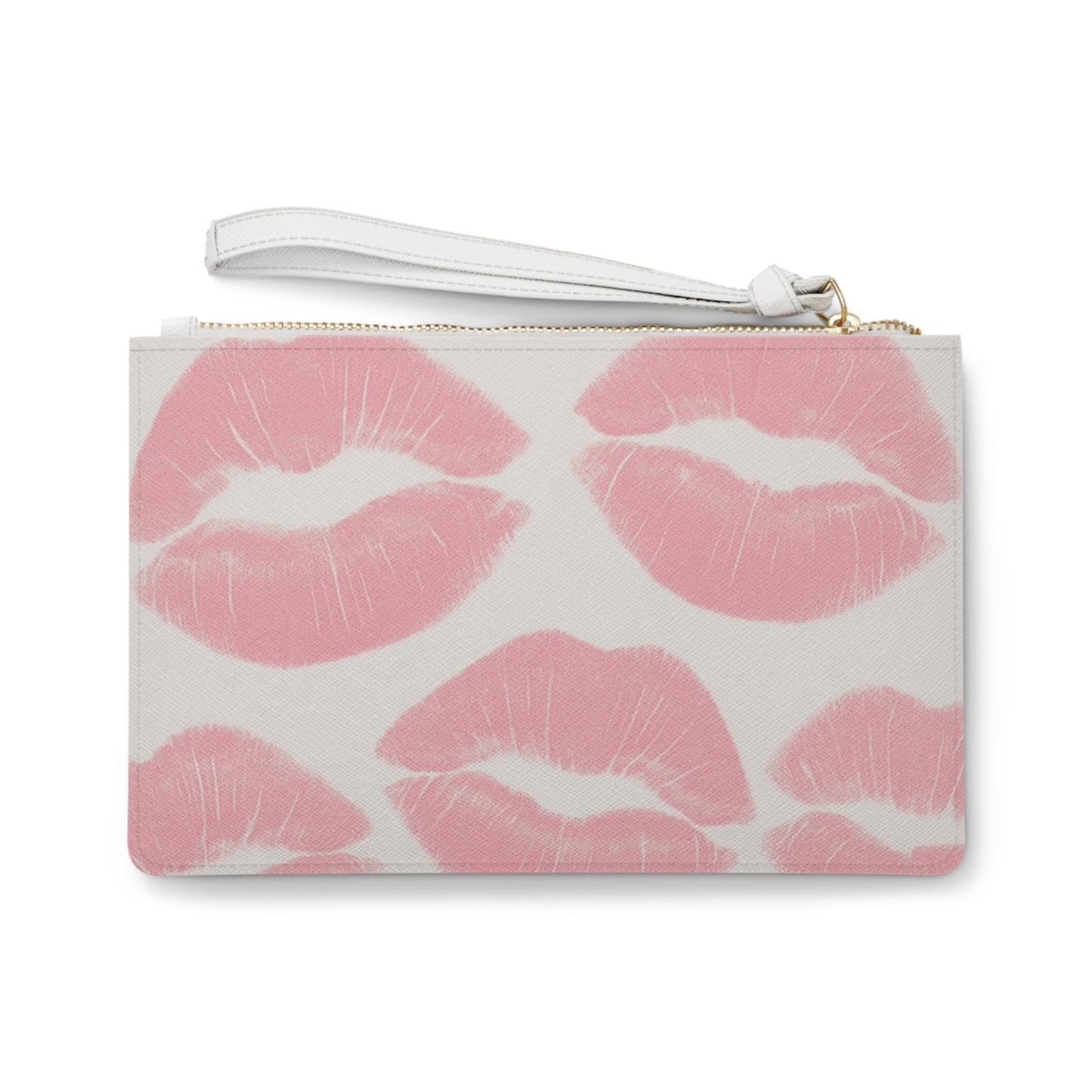 Pink Lipstick Clutch Bag