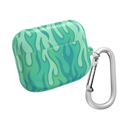 Green Flame AirPod Case