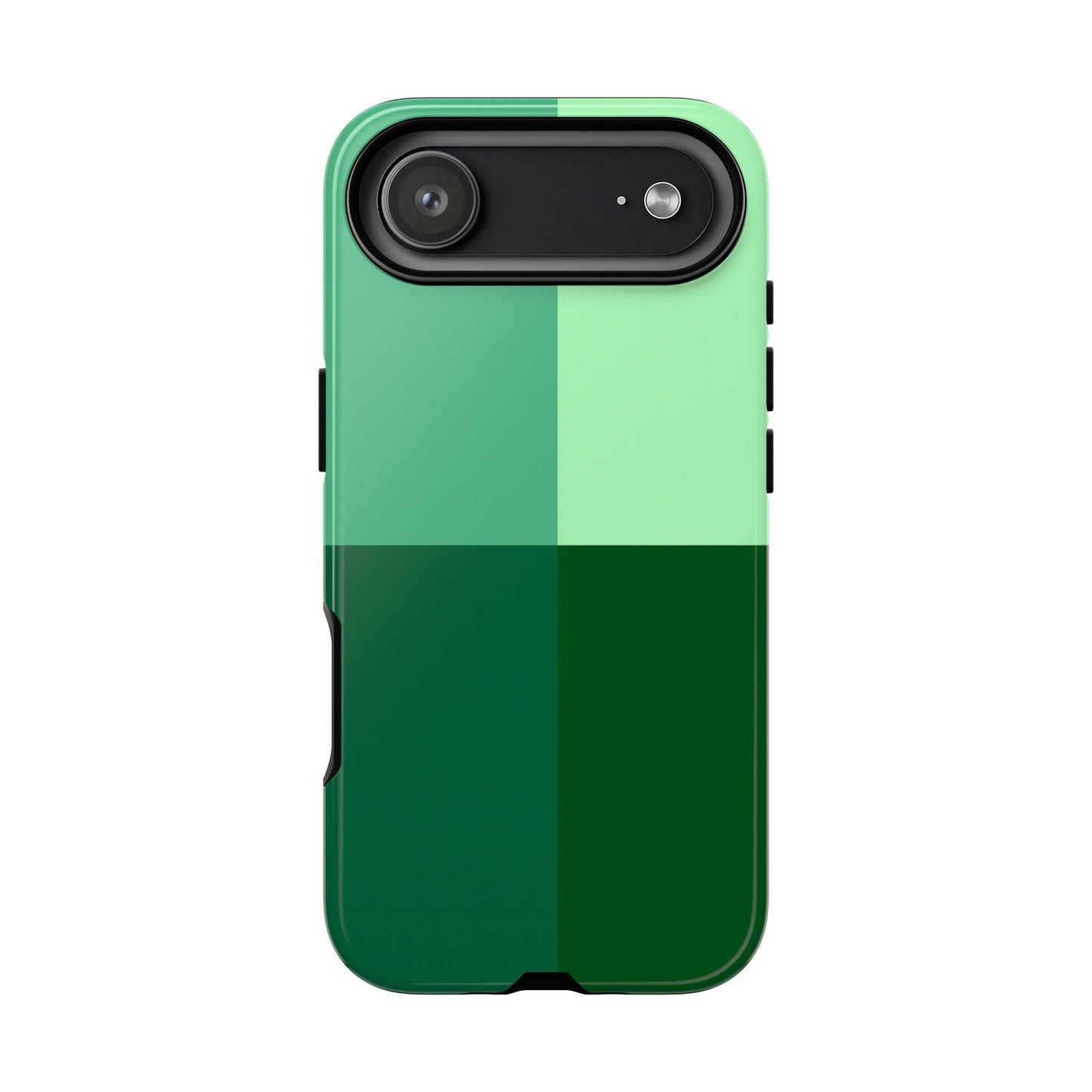 Green Colorblock Phone Case