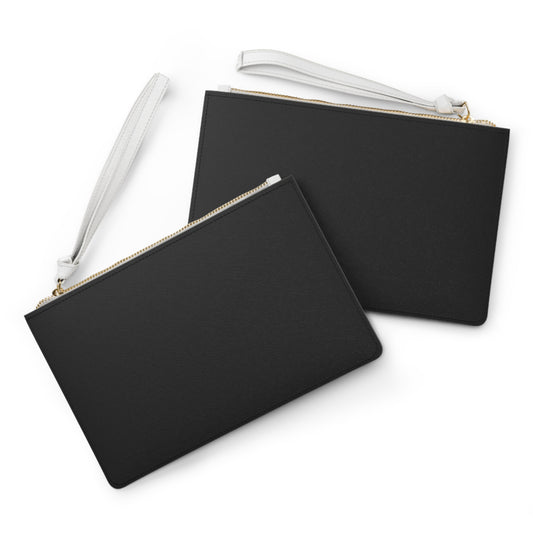 Black Clutch Bag-Personalizable