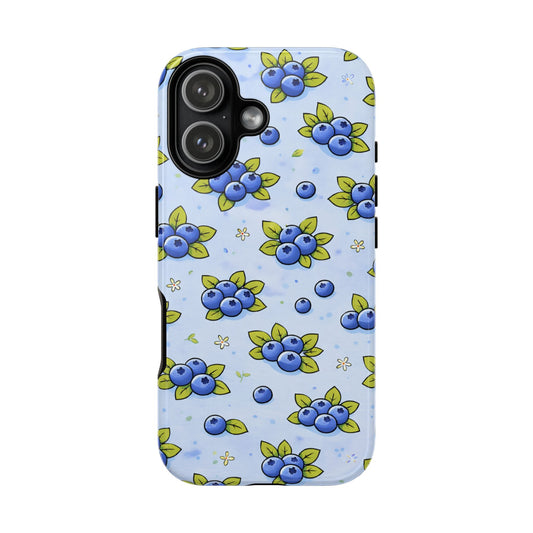 Light Blue Blueberry Phone Case