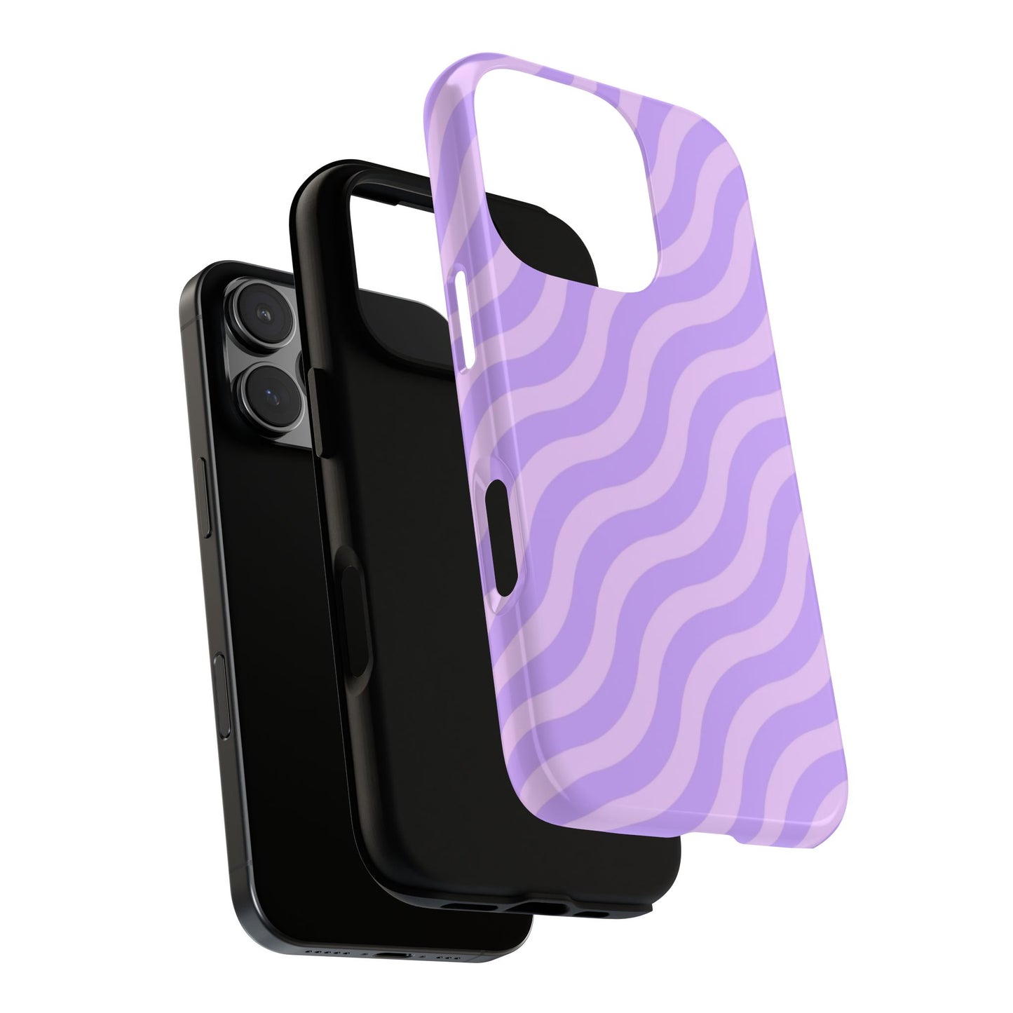 Purple Squiggly Phone Case