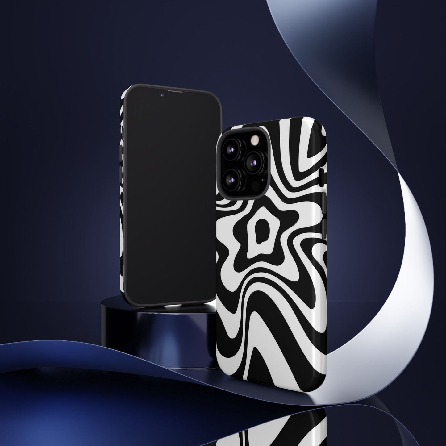 Black Swirl Phone Case