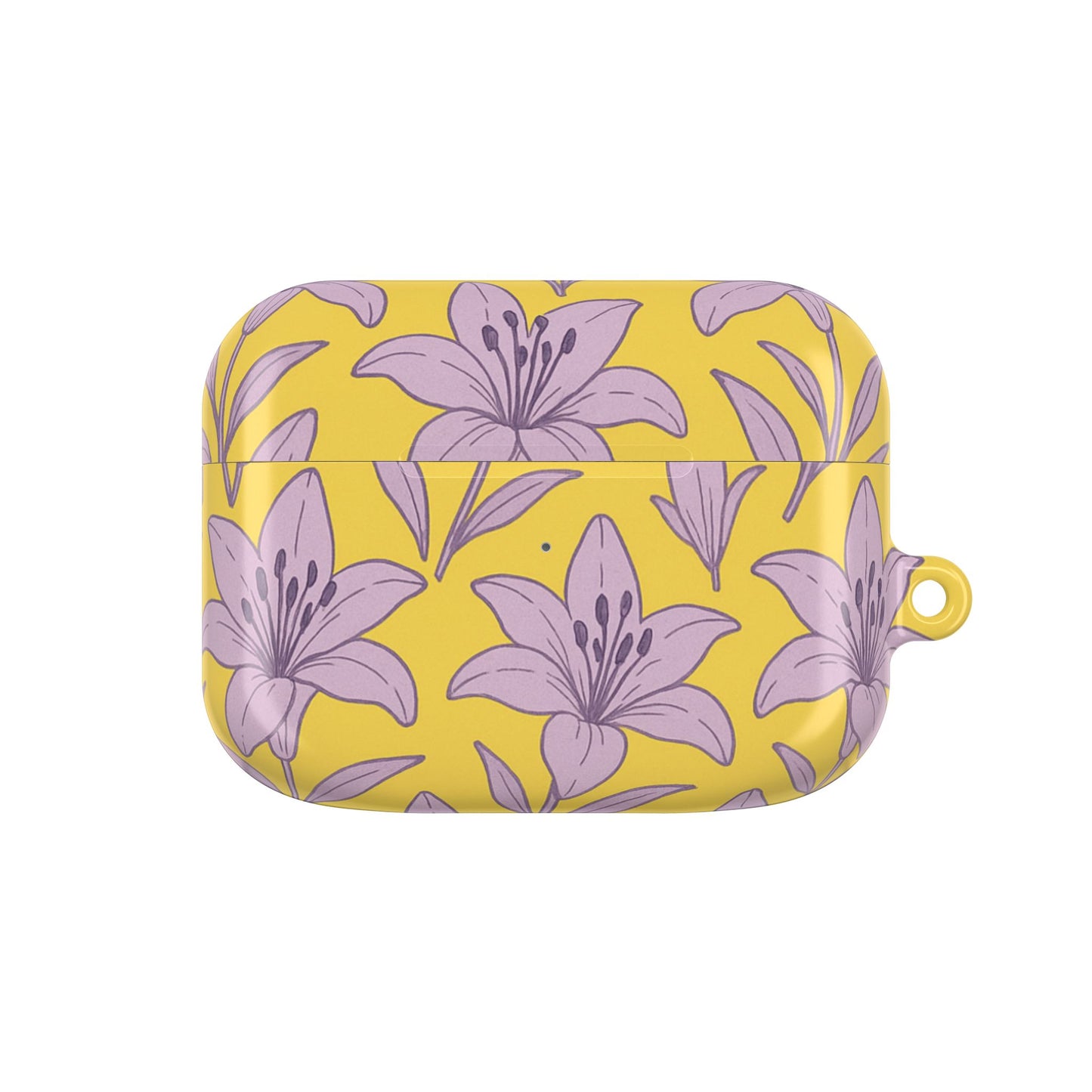 Purple Lily AirPod Case