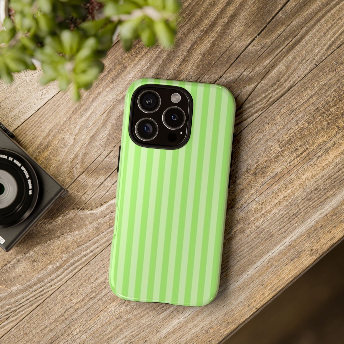 Green Stripe Phone Case