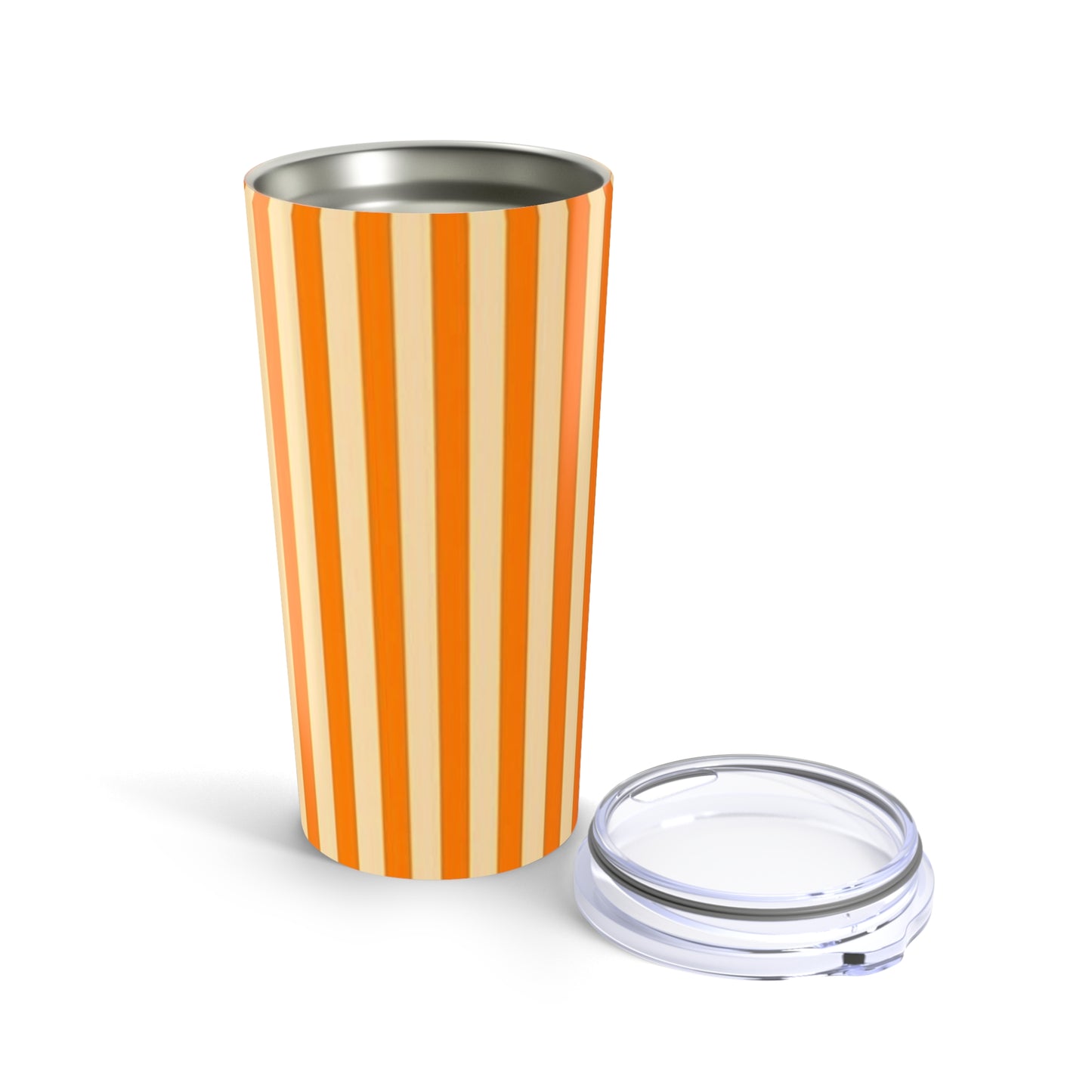 Orange Striped Tumbler | 20oz