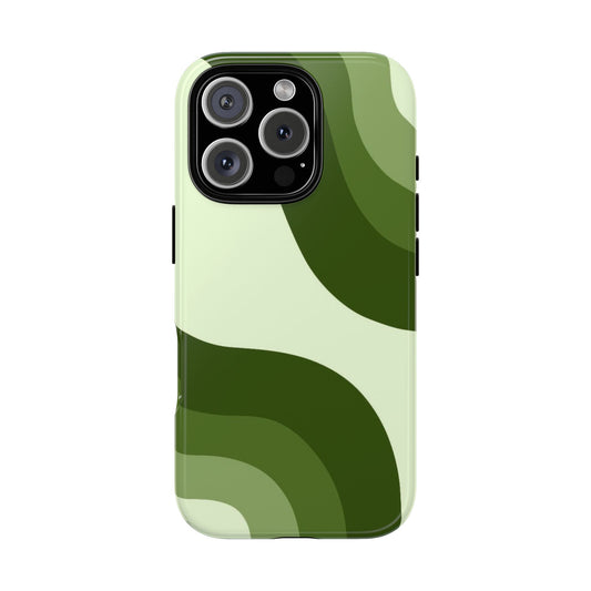 Green Waves Phone Case