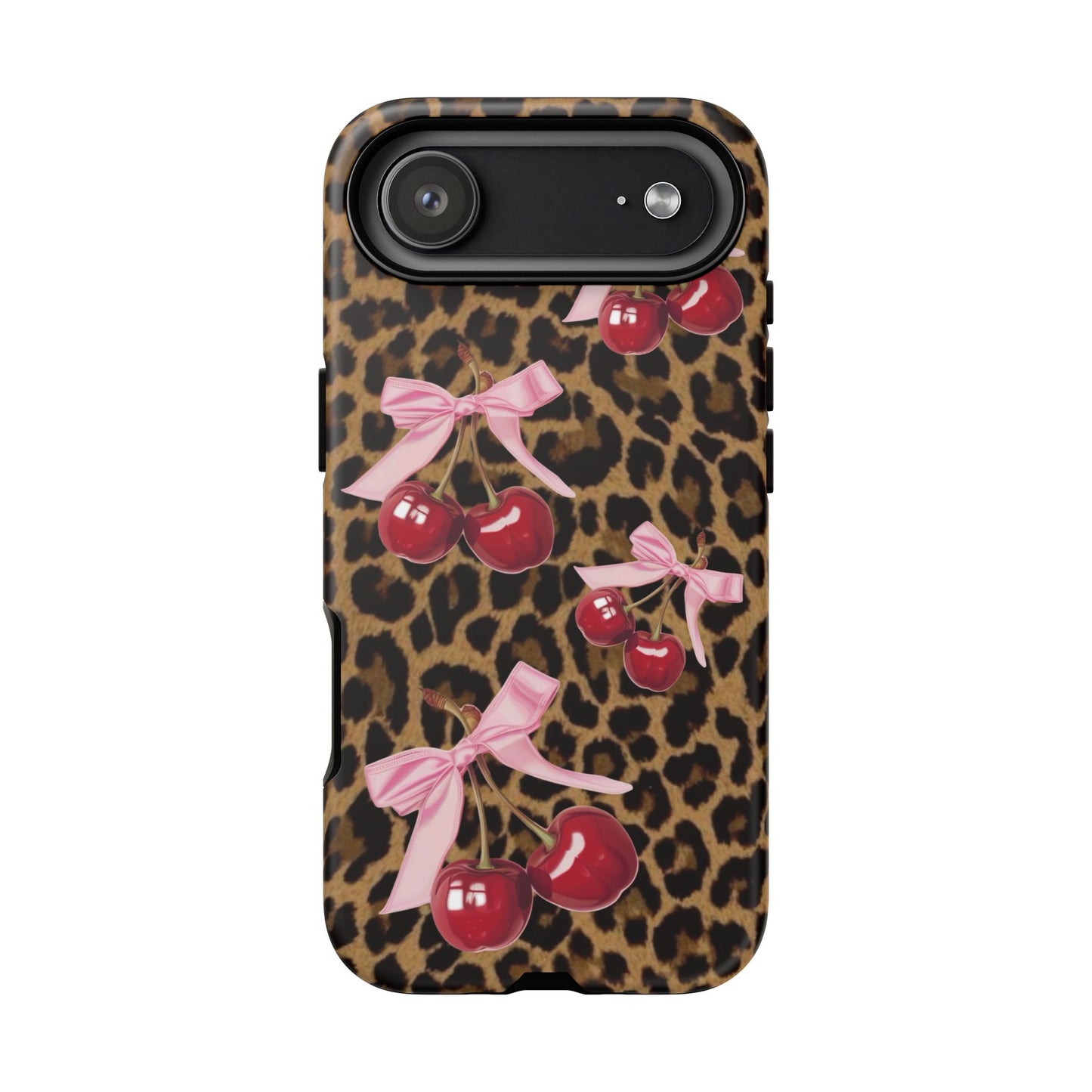 Cheetah Cherry Design Phone Case