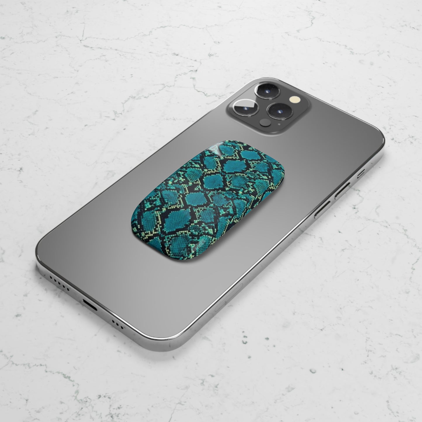 Blue Snakeskin Phone Grip/Stand