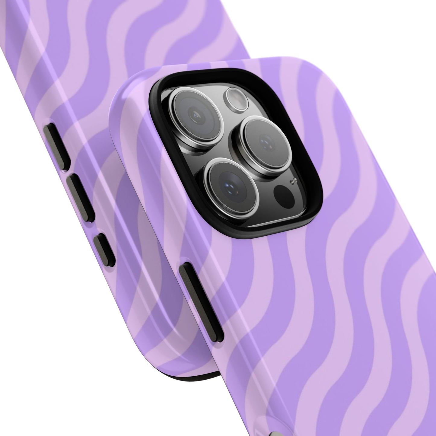 Purple Squiggly Phone Case