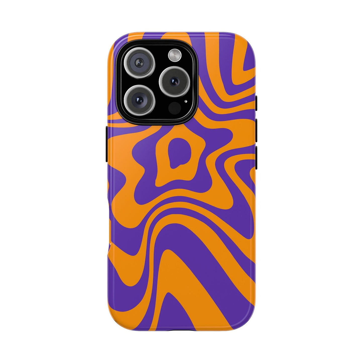 Purple & Orange Swirl Phone Case