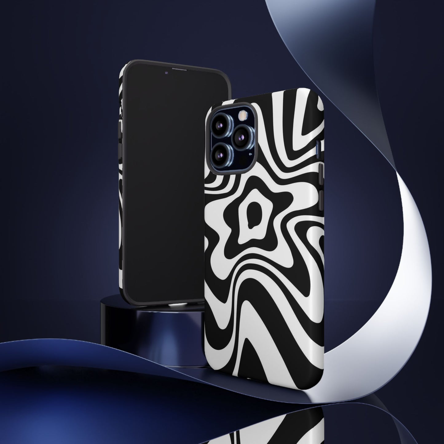 Black Swirl Phone Case