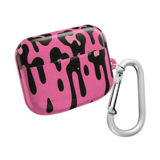Pink Leopard Drip AirPod Case