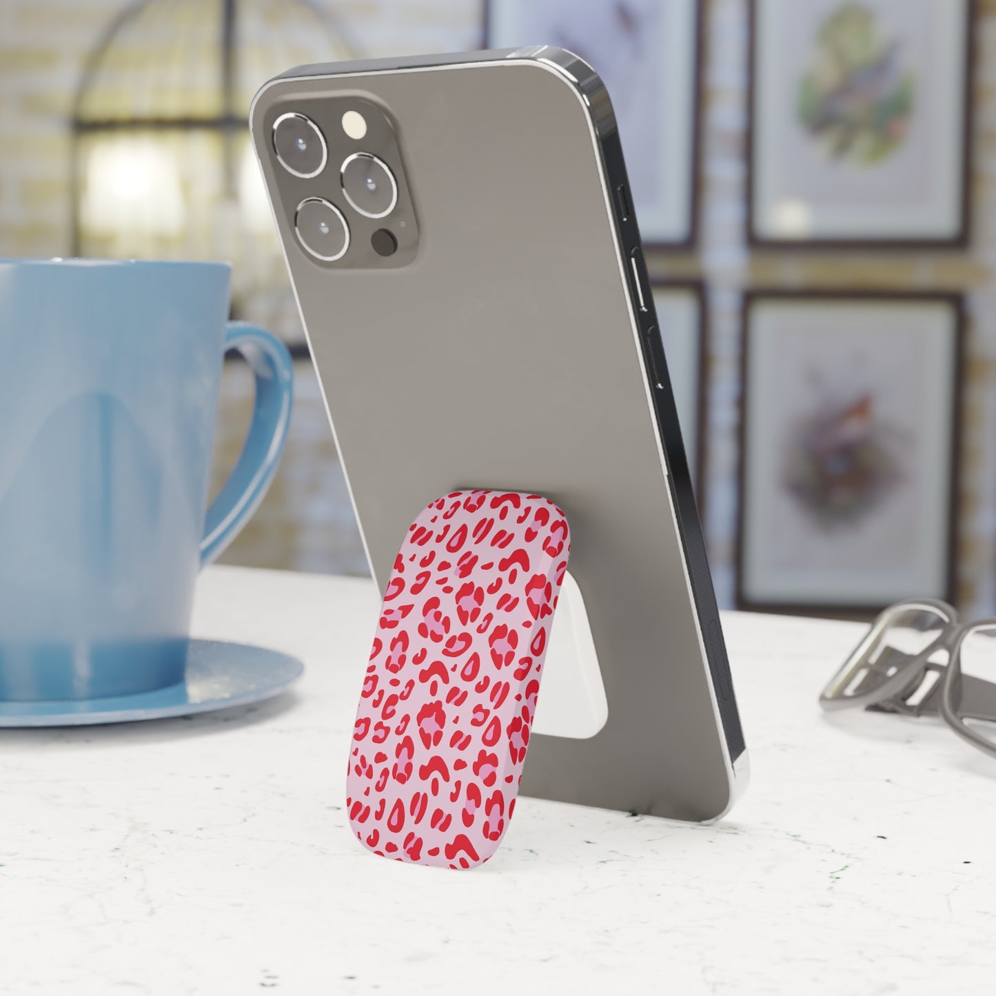 Pink Leopard Phone Grip/Stand