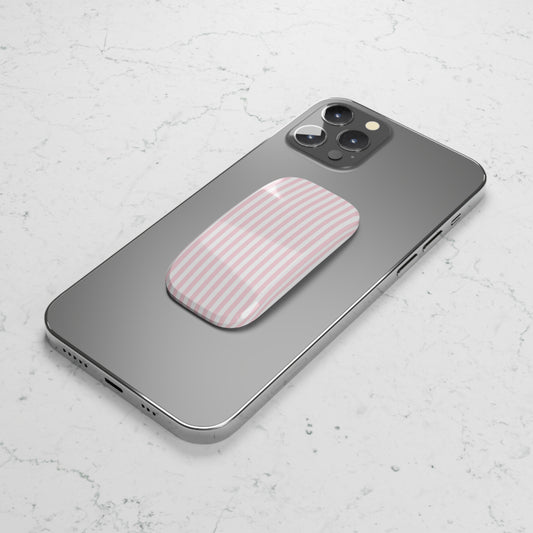Pink Stripe Phone Grip/Stand