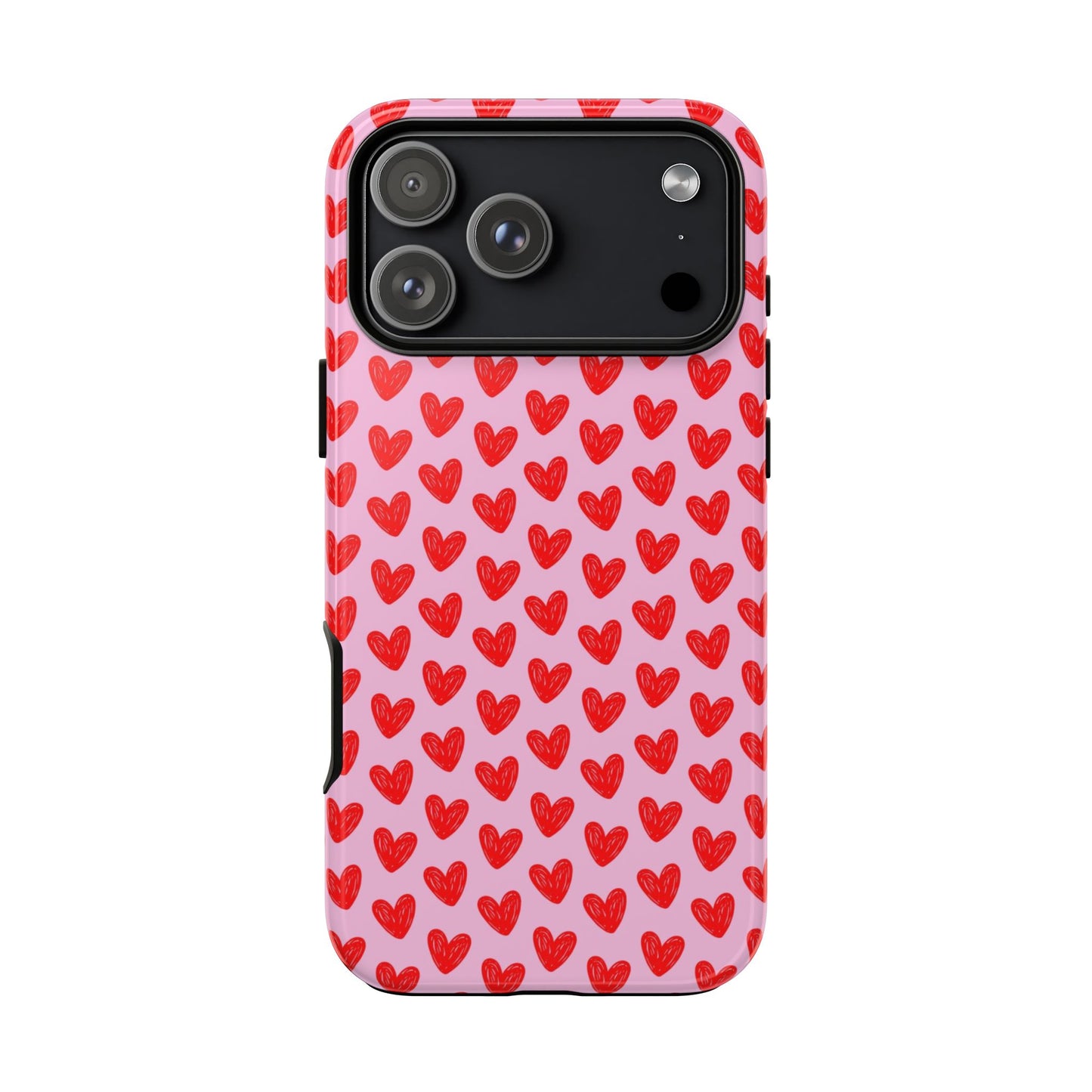 Pink & Red Heart Case