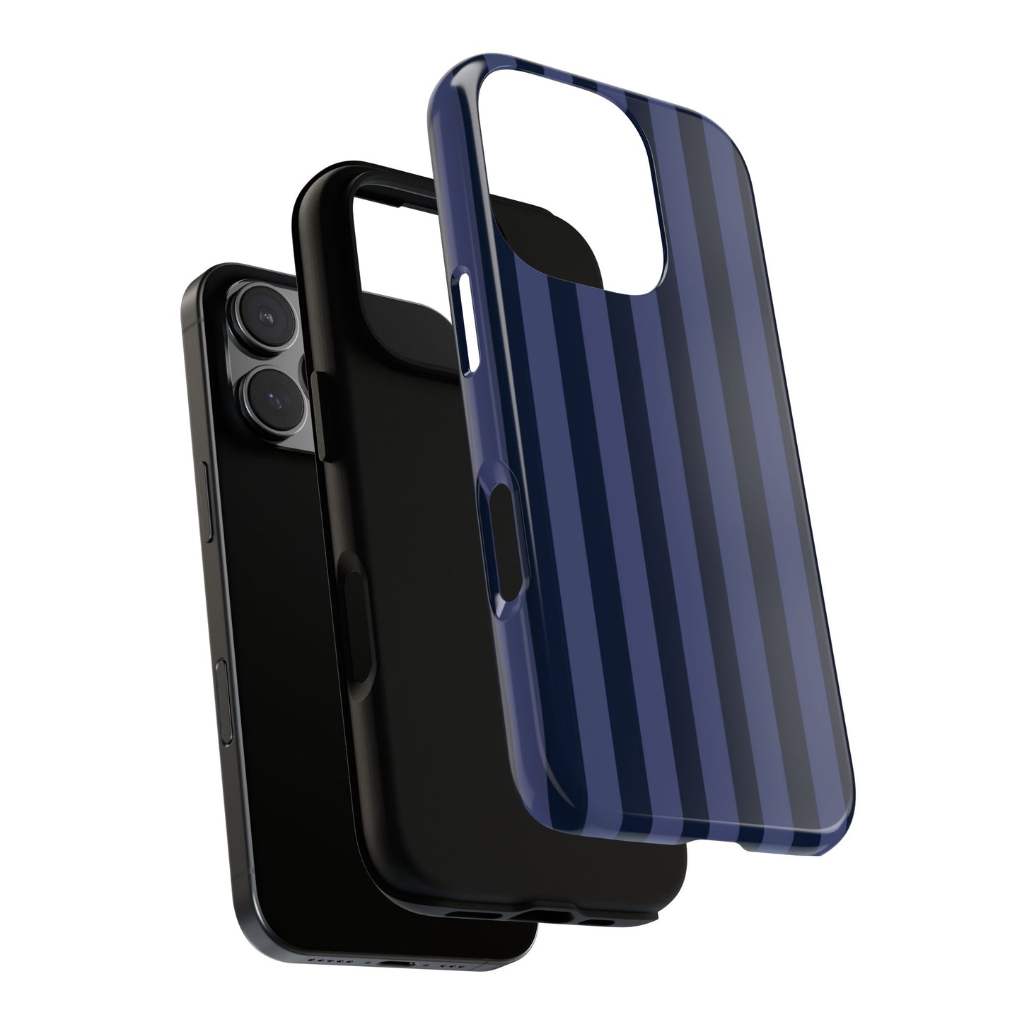 Navy Blue Stripe Phone Case