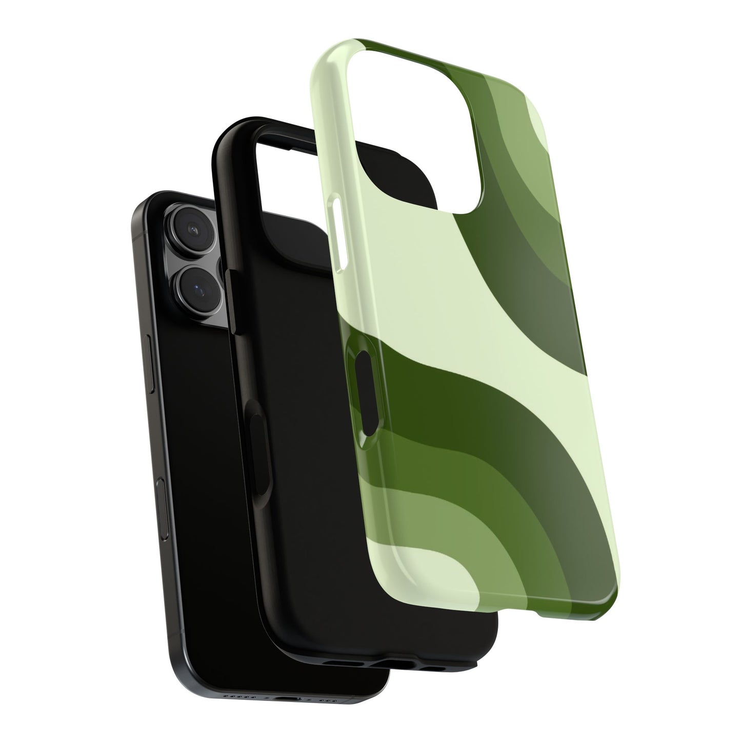Green Waves Phone Case