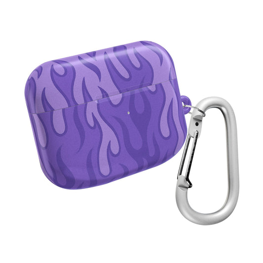 Purple Flame AirPod Case