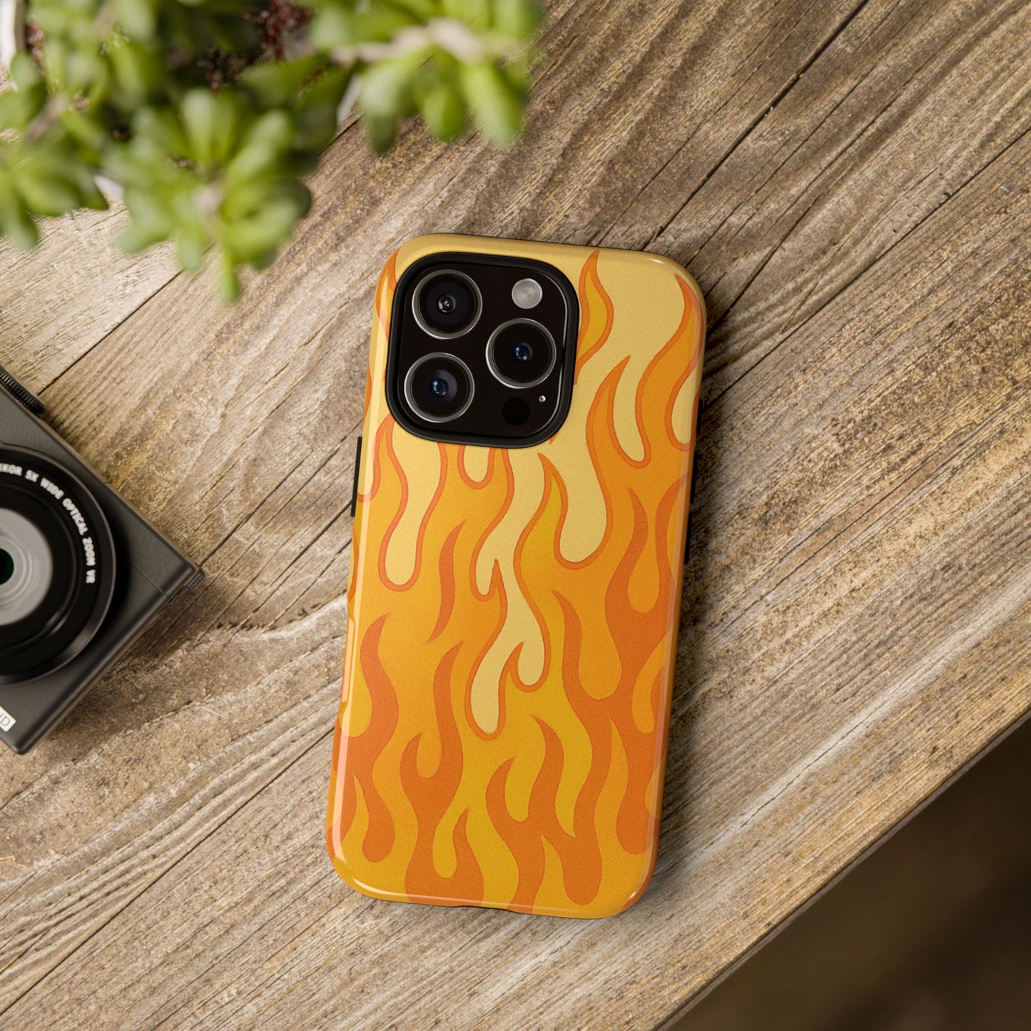 Orange Flame Phone Case