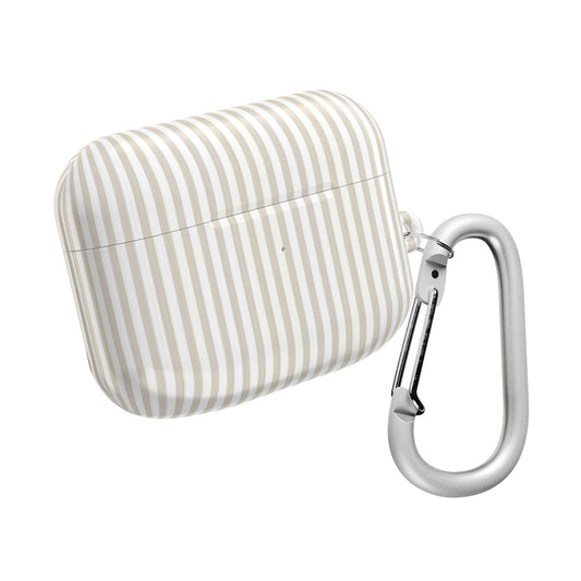Beige Stripe AirPod Case