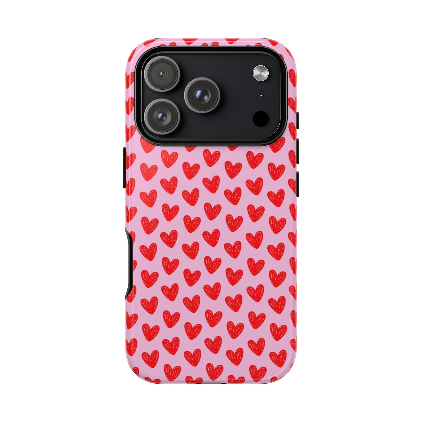 Pink & Red Heart Case